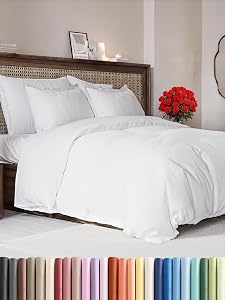 Duvet Cover Queen Size Set - Extra Soft Queen Duvet Cover 90" x 90" with 2 Pillo