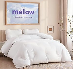 Mellow Marshmellow Comforter Full/Queen - Extra Fluffy Double-Stuffed Down Alternative Duv