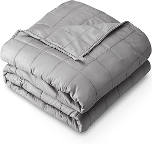Bare Home Weighted Blanket for Adults 30lb (87" x 80") - All-Natural 100% Cotton