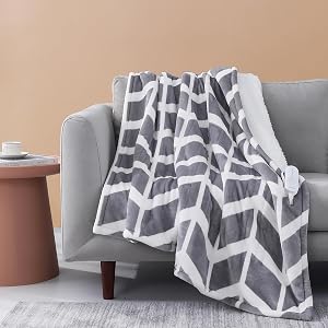 VENTIMI Electric Blanket Heated Throw, 50" x 60" Heated Blanket with 5 Heat Leve