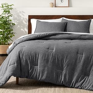 Bare Home Comforter Set - Queen Size - Ultra-Soft - Goose Down Alternative - Premium 1800 